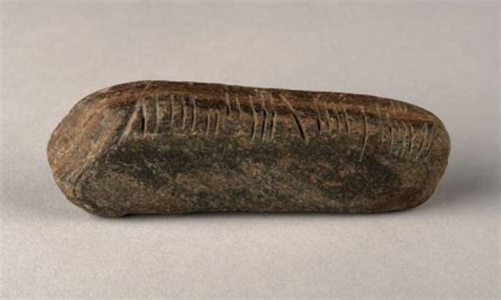 English Man Finds Stone With Ancient Ogham Script In His Garden