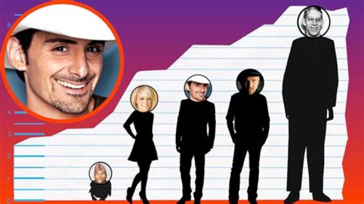 How tall is Brad Paisley