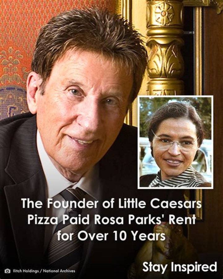 Little Caesars' Founder Covered Rosa Parks' Rent For Over A Decade