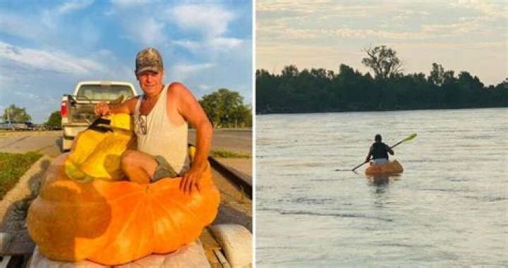 Nebraska Man Smashes Record For Longest Voyage In A Pumpkin