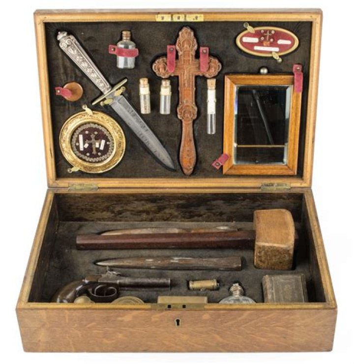 The Vampire Hunting Kit Sold To Tourists In Eastern Europe In The 1800s